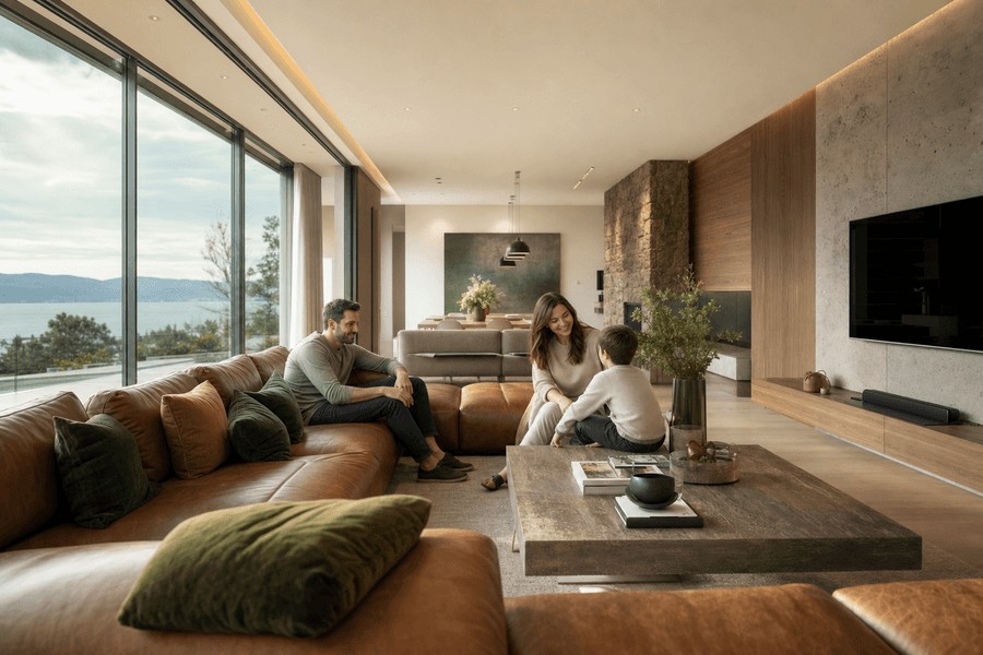 Descubre las tendencias en decoración en Galicia: estilos modernos con líneas limpias, colores neutros y materiales naturales, combinados con tecnología avanzada.